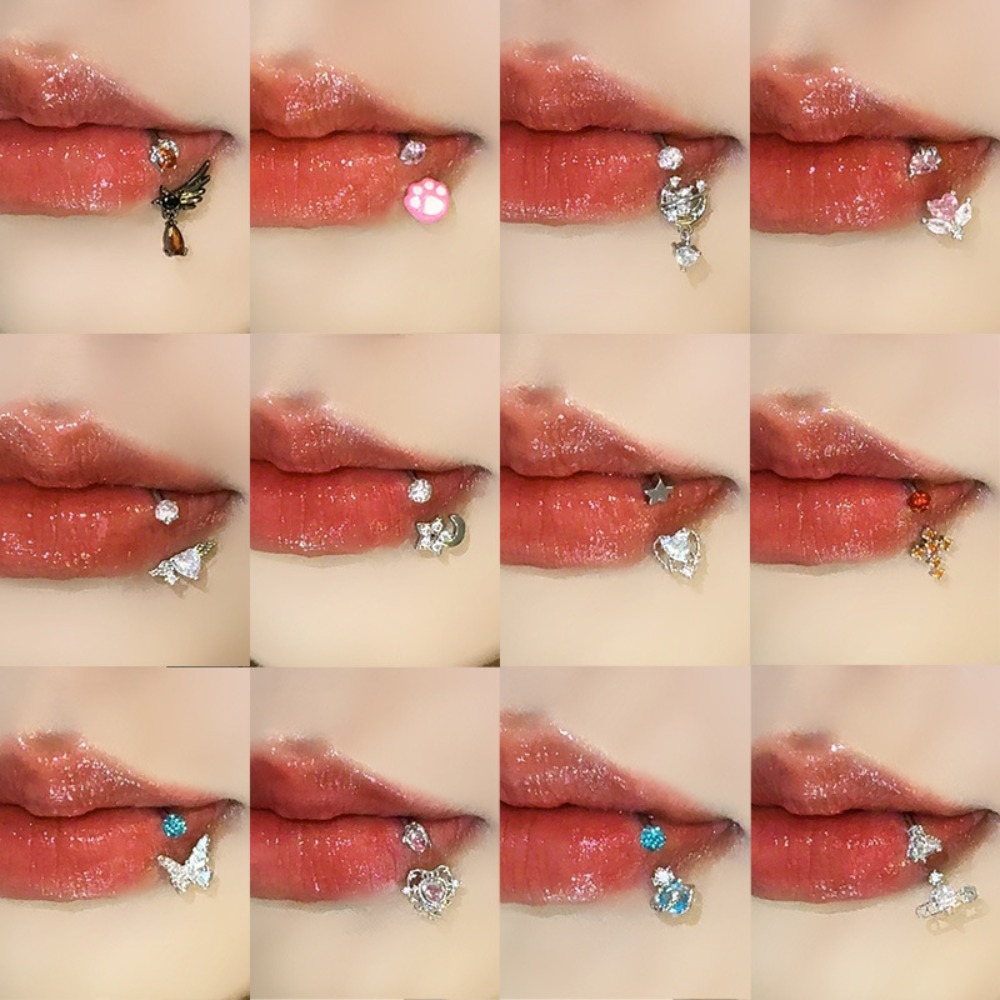 Body Jewelry Europe - Коллекция украшений для губ: кольца-подковы, C-образные