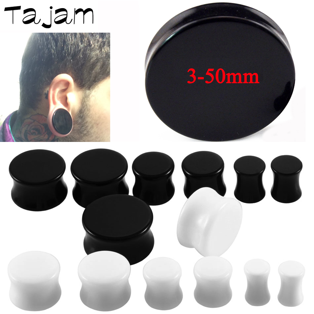 Body Jewelry Gauge Sizes - 1 пара, 3 мм-50 мм, большой