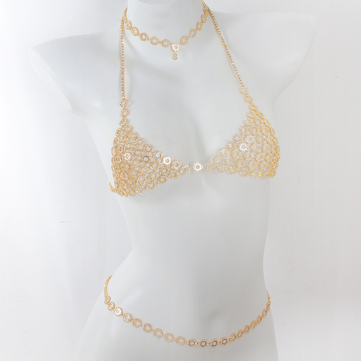 Модное колье с круглым сращени – обзор и цена Body Jewelry Kit