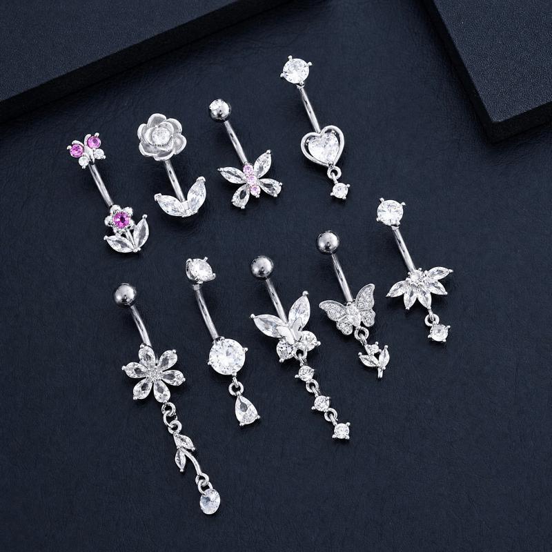 1 шт. Украшение для пупка с ци – обзор и цена Body Jewelry Belly Button Rings