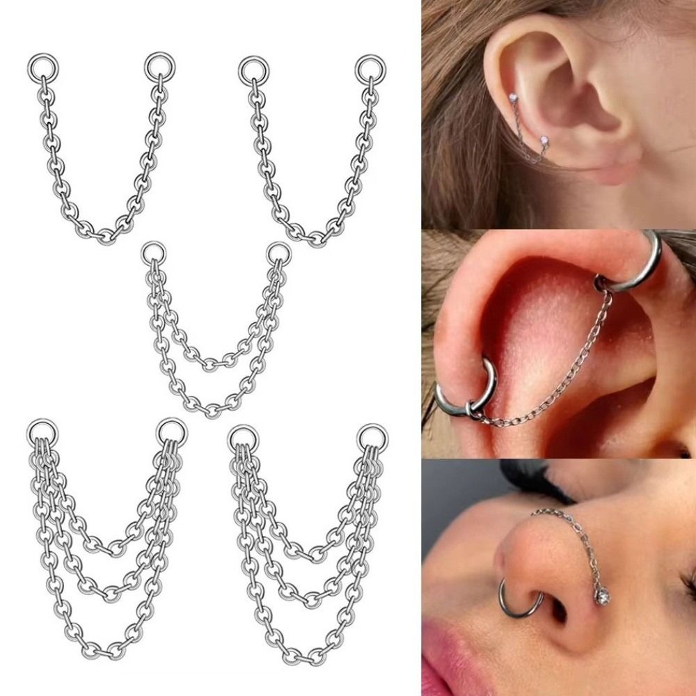 Титановая цепочка для носа, тр – обзор и цена Body Jewelry Piercing