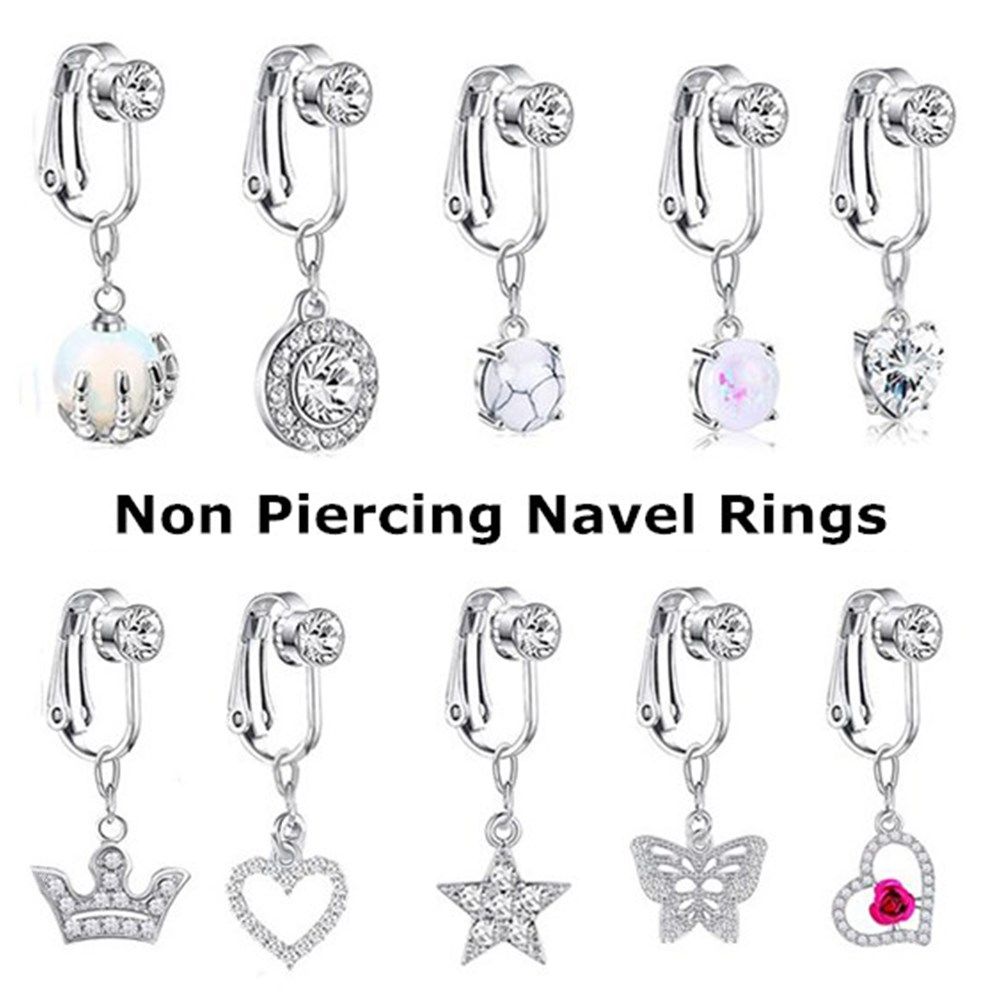 Серьги-клипсы в виде бабочек,  – обзор и цена Body Jewelry Piercing