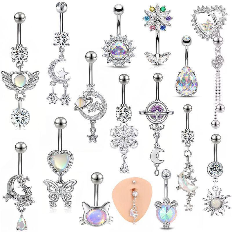 Красочные пирсинг-украшения дл – обзор и цена Body Jewelry Belly Button Rings