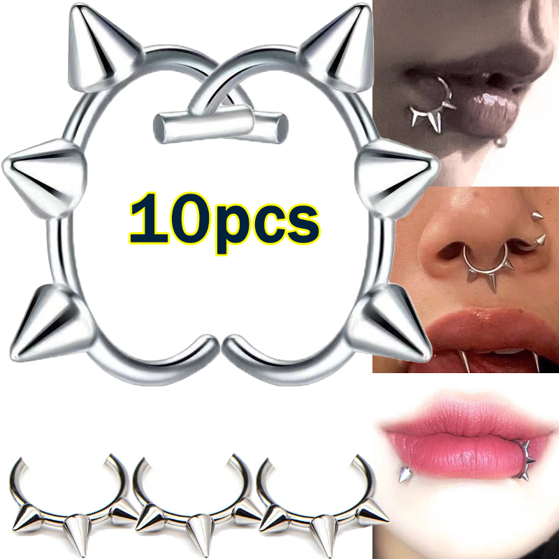 10 шт., кольцо в носу в стиле  – обзор и цена Body Jewelry Nose Ring