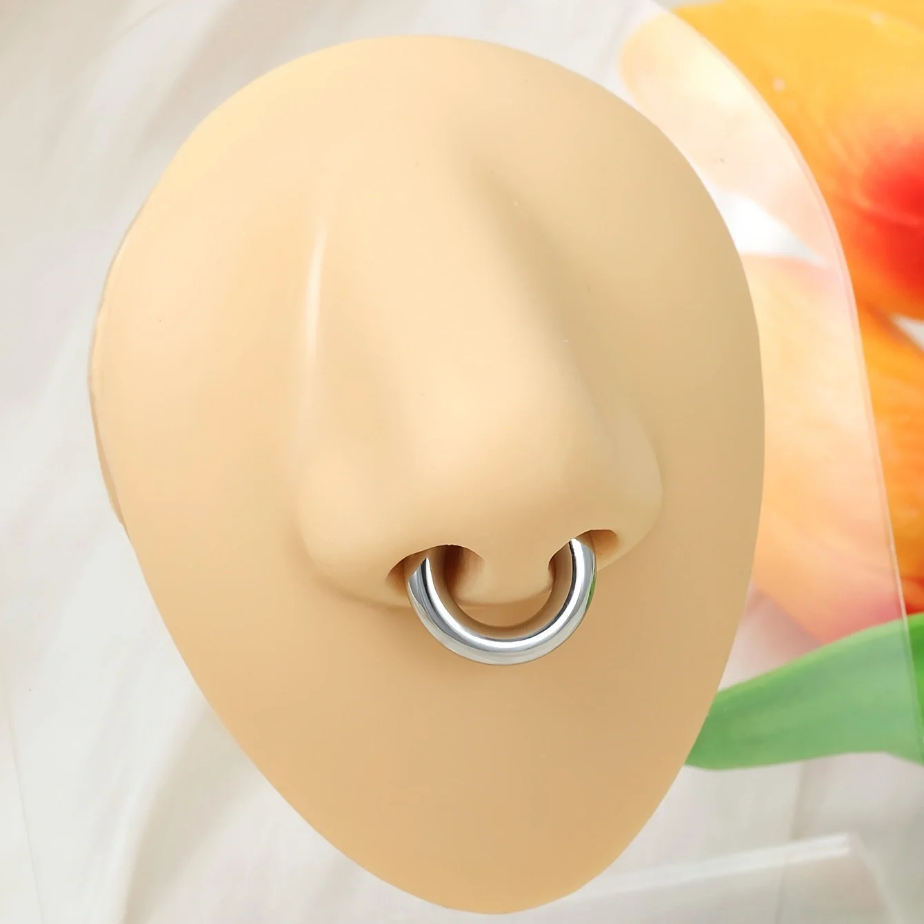 1 шт. Имитация пирсинга: C-обр – обзор и цена Body Jewelry Nose Ring