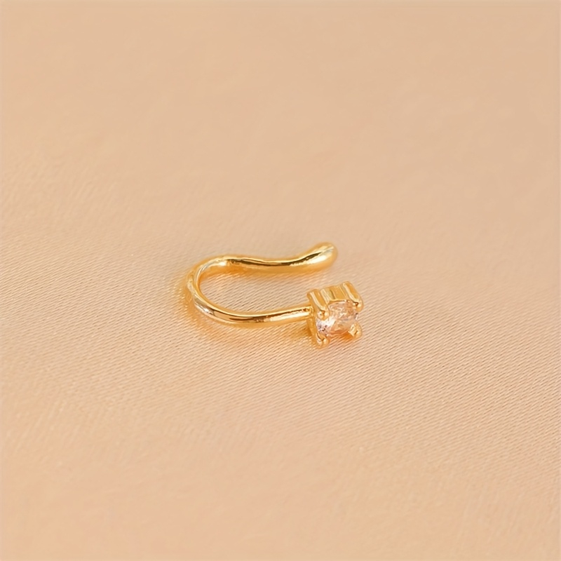 Цельный круглый циркон, неперф – обзор и цена Body Jewelry Nose Ring
