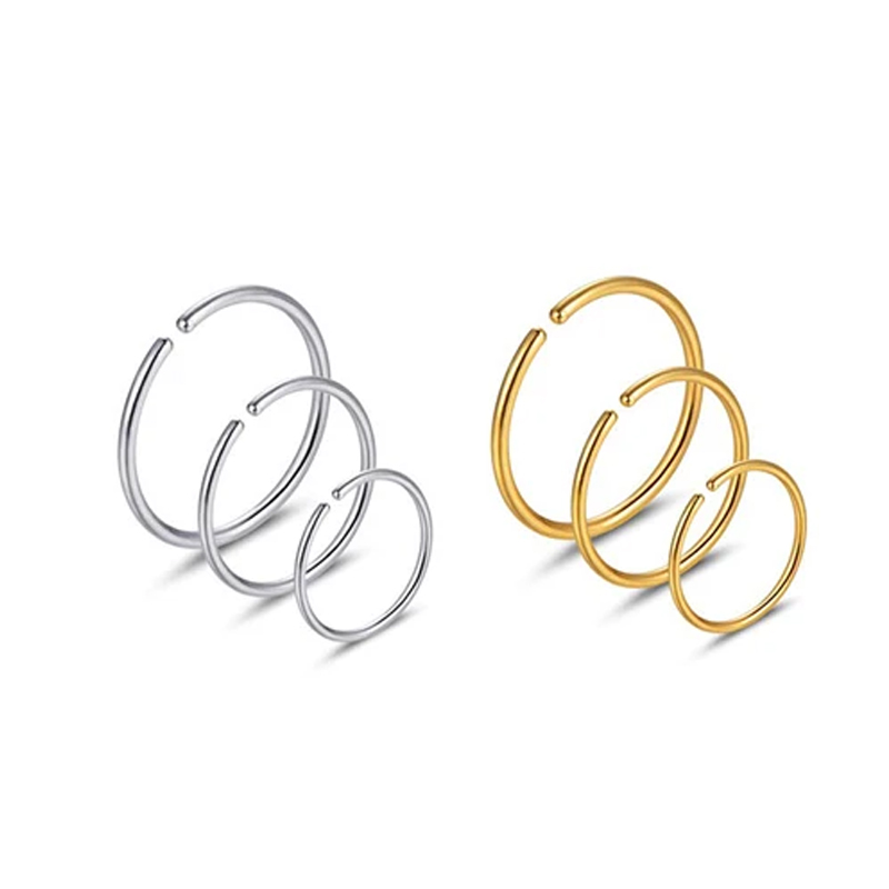 Набор из 6 гипоаллергенных кол – обзор и цена Body Jewelry Nose Ring