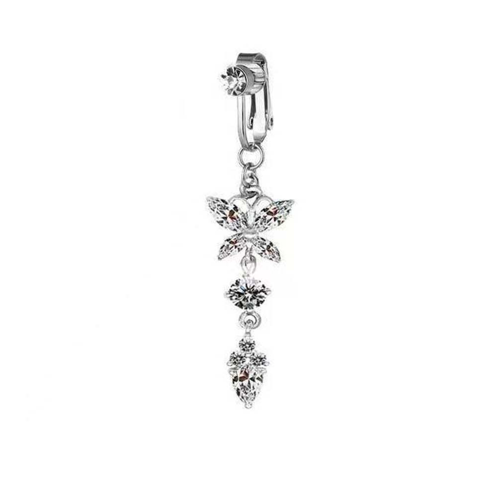 Пирсинг-клипса для пупка с цир – обзор и цена Body Jewelry Belly Button Rings